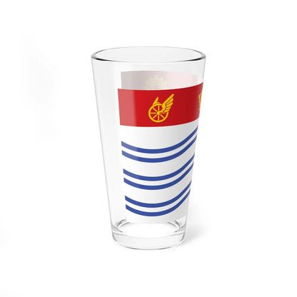 Flag of Barrie Canada - Pint Glass 16oz-Go Mug Yourself