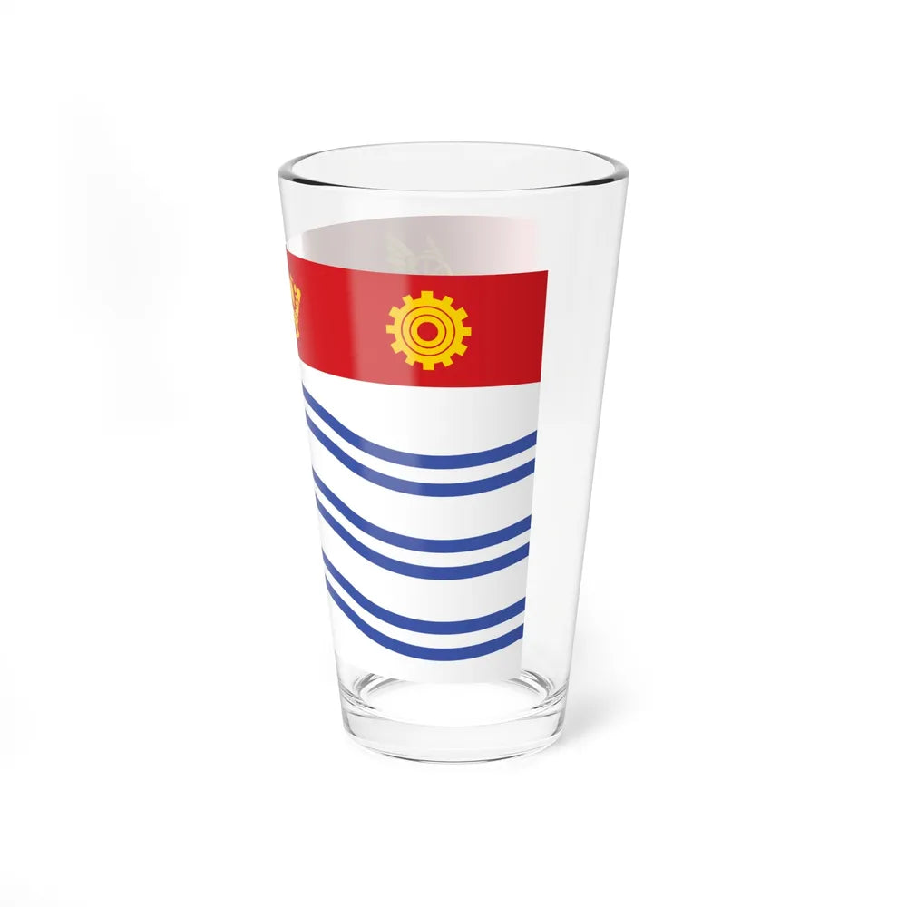 Flag of Barrie Canada - Pint Glass 16oz-Go Mug Yourself