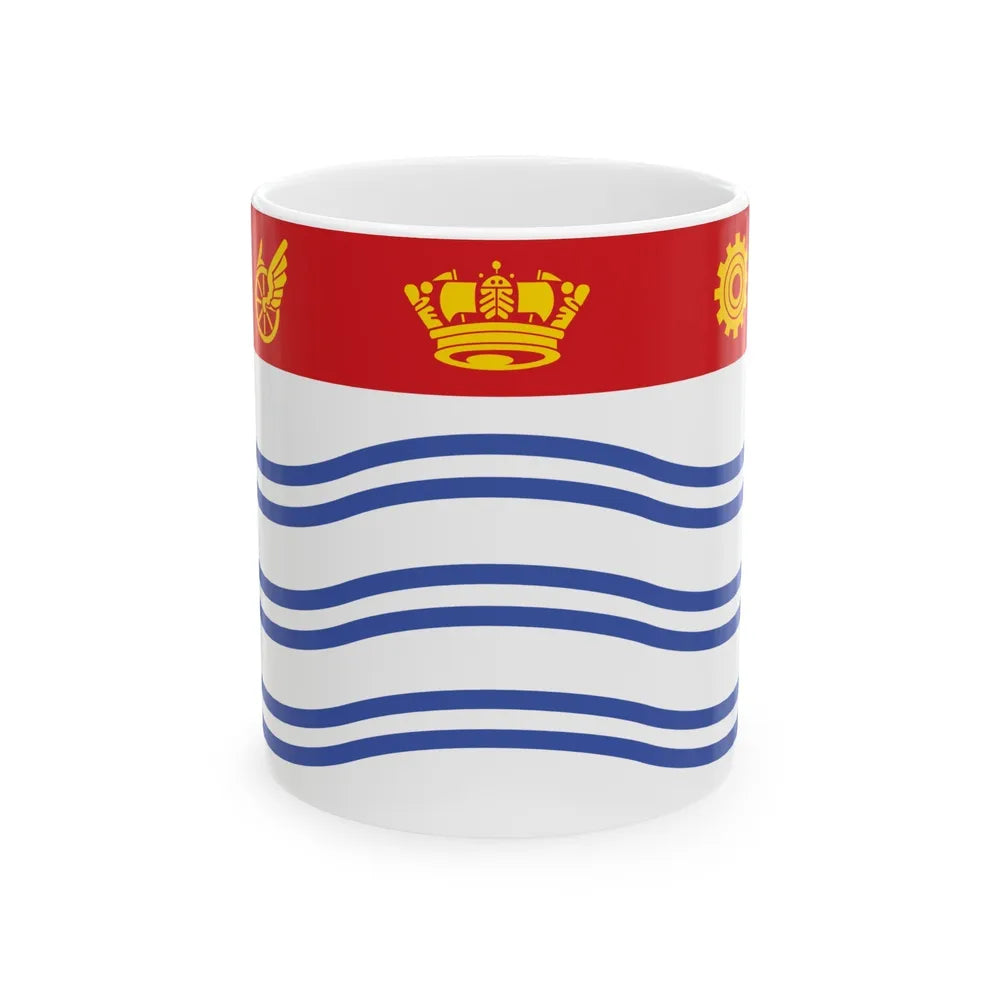 Flag of Barrie Canada - White Coffee Mug-11oz-Go Mug Yourself