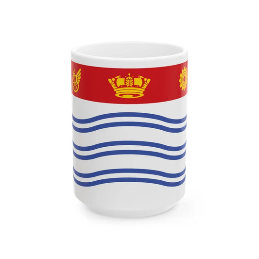 Flag of Barrie Canada - White Coffee Mug-15oz-Go Mug Yourself