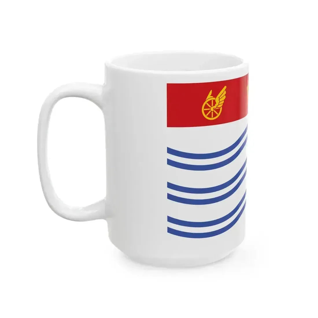 Flag of Barrie Canada - White Coffee Mug - Go Mug Yourself
