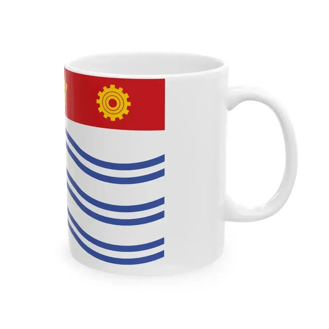 Flag of Barrie Canada - White Coffee Mug - Go Mug Yourself