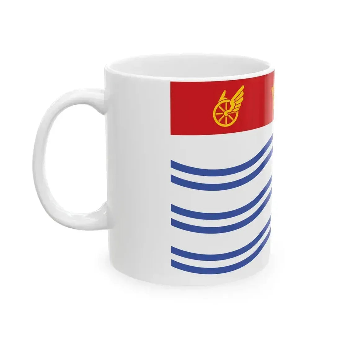 Flag of Barrie Canada - White Coffee Mug - Go Mug Yourself