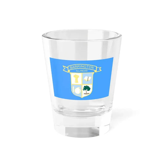 Flag of Barrington Illinois (United States) Shot Glass 1.5oz 1.5oz - Go Mug Yourself