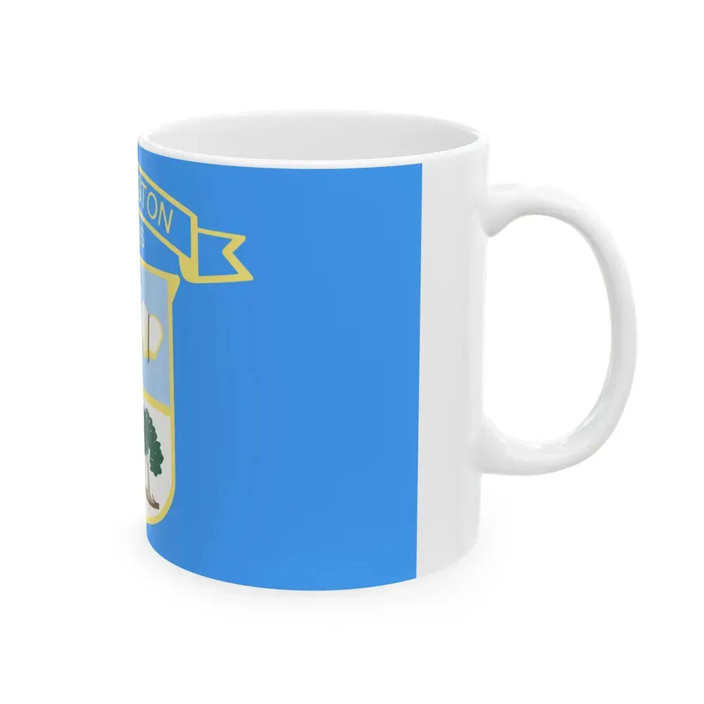 Flag of Barrington Illinois (United States) White Coffee Mug - Go Mug Yourself