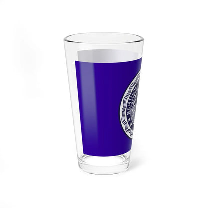 Flag of Bartholomew County Indiana (India) Pint Glass 16oz - Go Mug Yourself