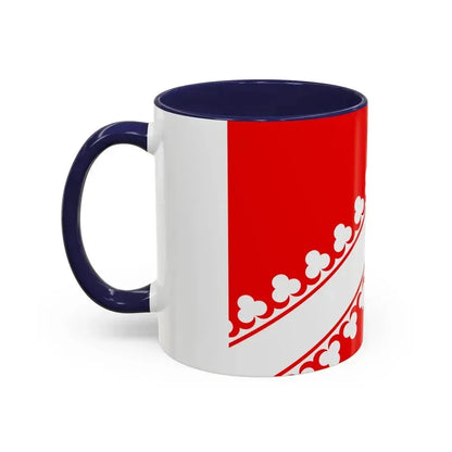 Flag of Bas Rhin France 2 - Accent Coffee Mug - Go Mug Yourself