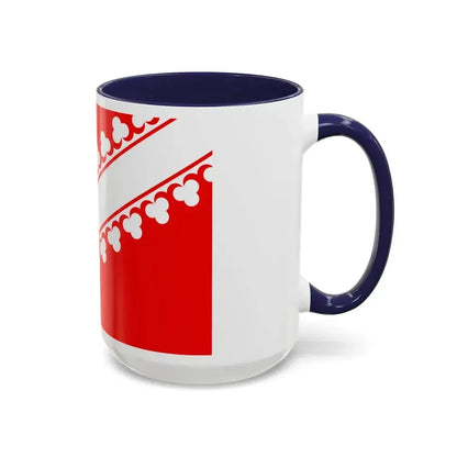 Flag of Bas Rhin France 2 - Accent Coffee Mug - Go Mug Yourself