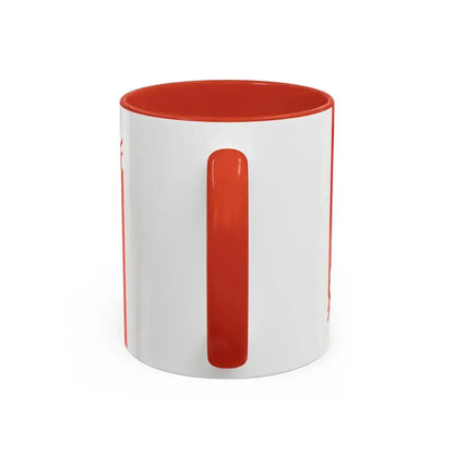 Flag of Bas Rhin France 2 - Accent Coffee Mug - Go Mug Yourself