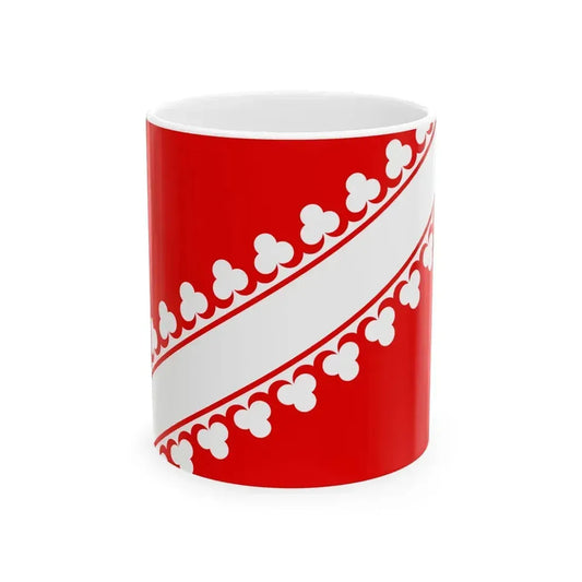 Flag of Bas Rhin France 2 - White Coffee Mug 11oz - Go Mug Yourself