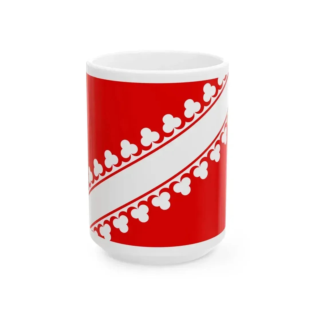 Flag of Bas Rhin France 2 - White Coffee Mug 15oz - Go Mug Yourself