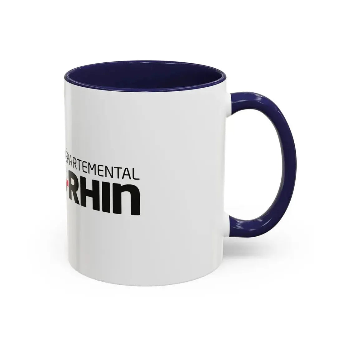 Flag of Bas Rhin France - Accent Coffee Mug - Go Mug Yourself