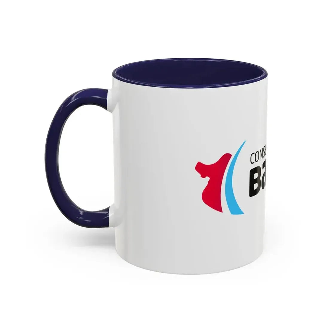 Flag of Bas Rhin France - Accent Coffee Mug - Go Mug Yourself