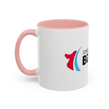 Flag of Bas Rhin France - Accent Coffee Mug - Go Mug Yourself