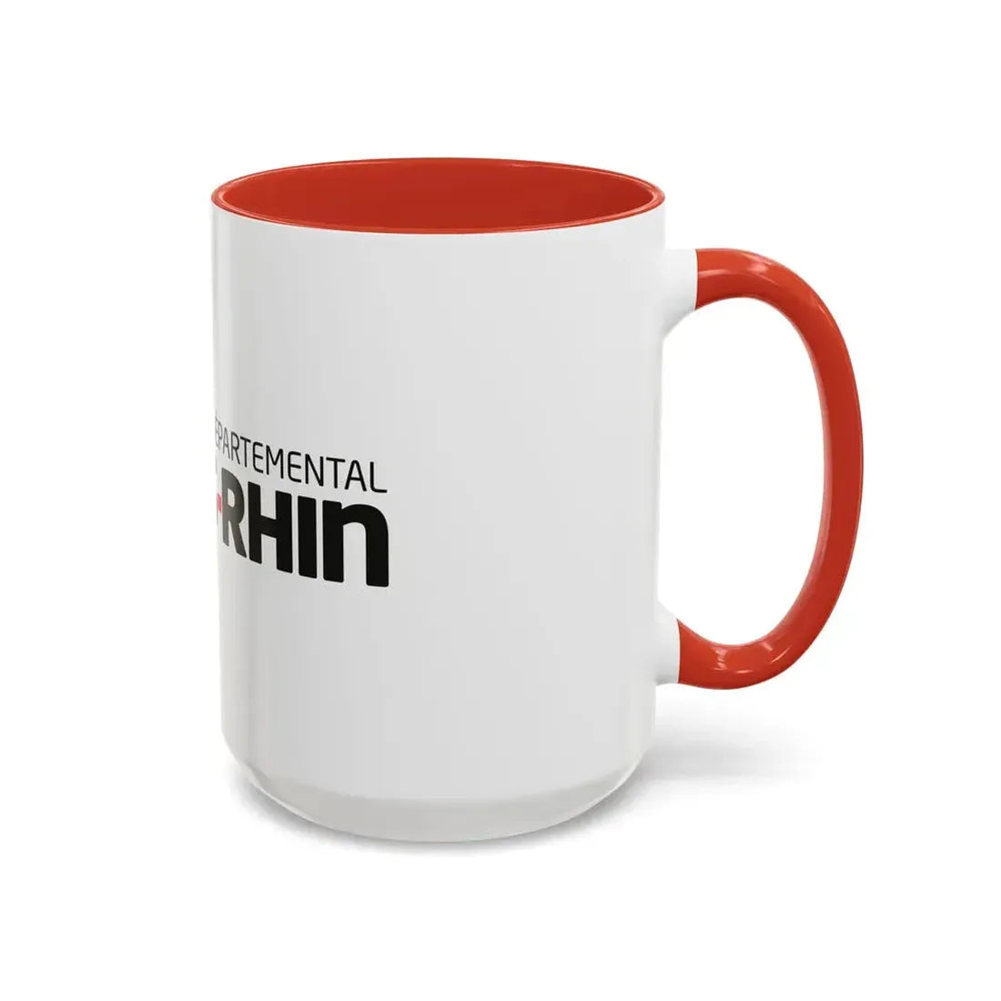 Flag of Bas Rhin France - Accent Coffee Mug - Go Mug Yourself