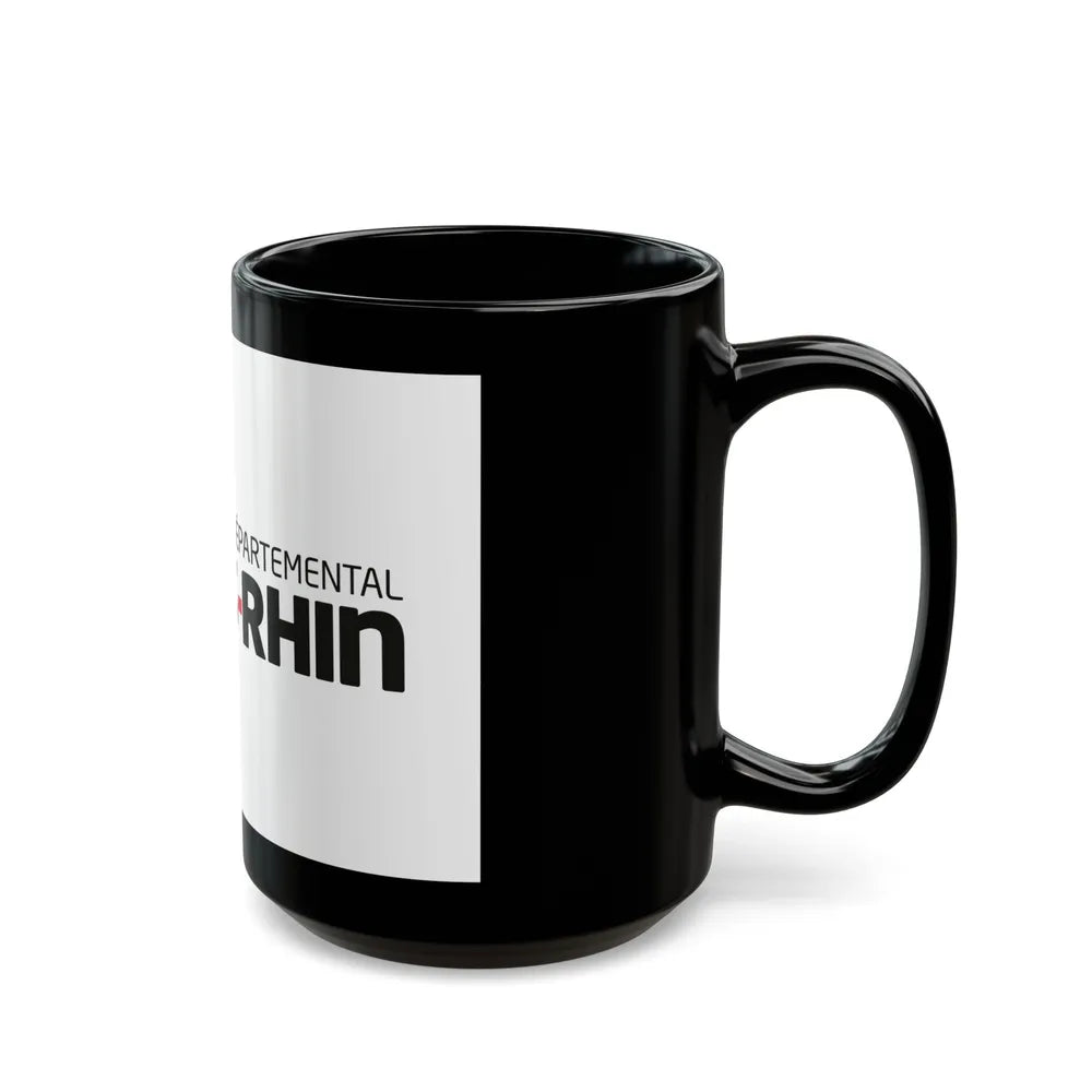 Flag of Bas Rhin France - Black Coffee Mug-Go Mug Yourself