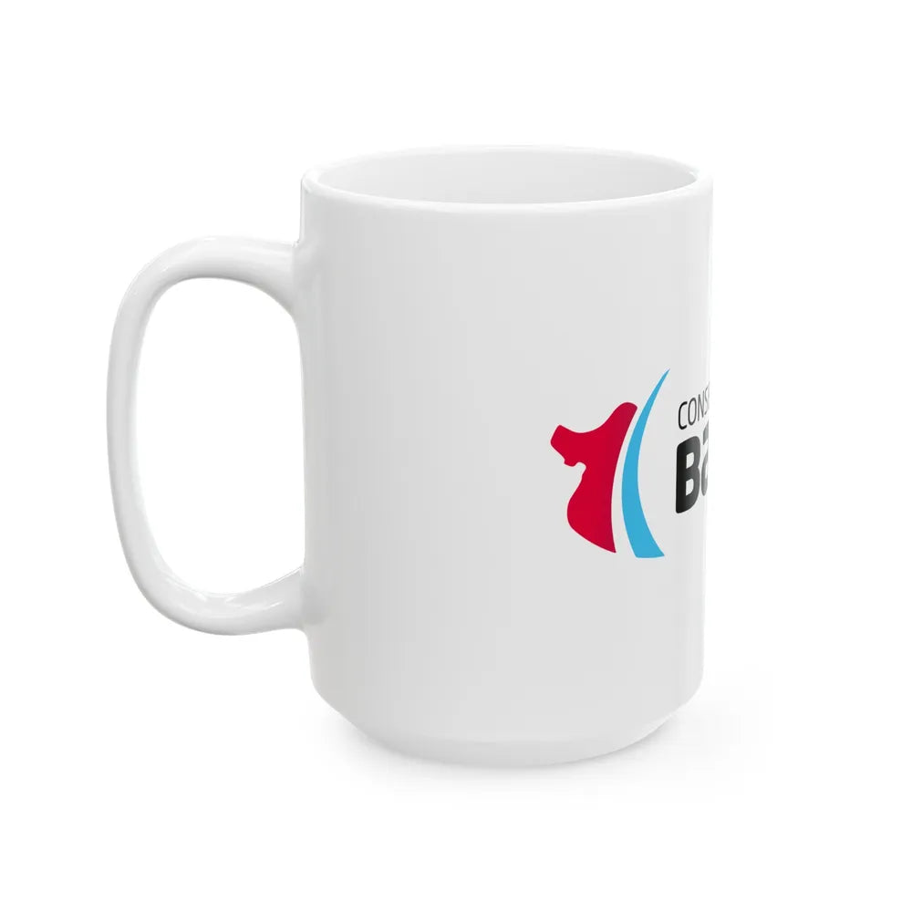 Flag of Bas Rhin France - White Coffee Mug-Go Mug Yourself