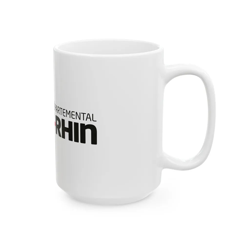 Flag of Bas Rhin France - White Coffee Mug-Go Mug Yourself