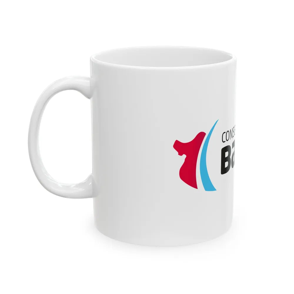 Flag of Bas Rhin France - White Coffee Mug-Go Mug Yourself