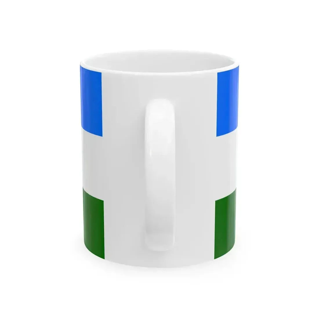 Flag of Bashkortostan 1992 (Russia) White Coffee Mug - Go Mug Yourself