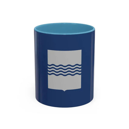 Flag of Basilicata Italy - Accent Coffee Mug 11oz Light Blue - Go Mug Yourself