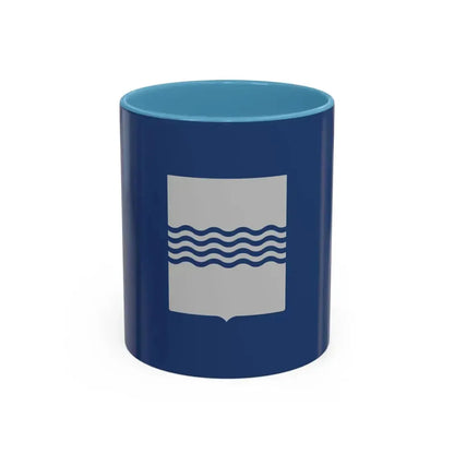 Flag of Basilicata Italy - Accent Coffee Mug 11oz Light Blue - Go Mug Yourself