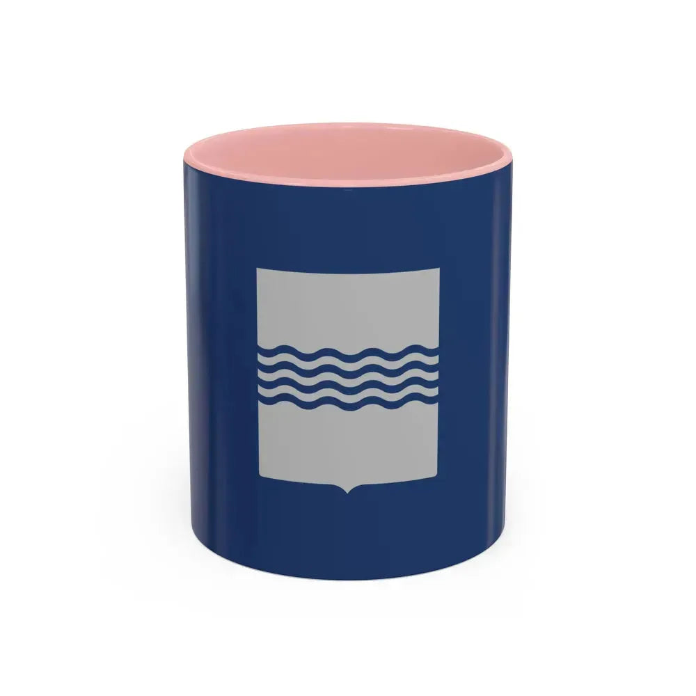 Flag of Basilicata Italy - Accent Coffee Mug 11oz Pink - Go Mug Yourself