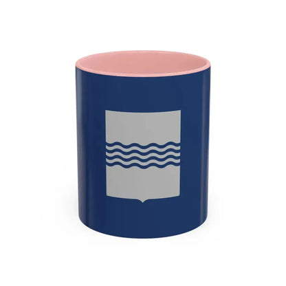 Flag of Basilicata Italy - Accent Coffee Mug 11oz Pink - Go Mug Yourself