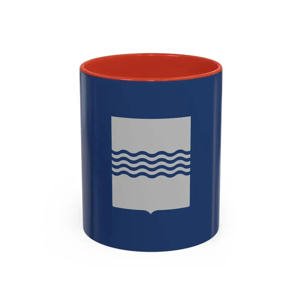 Flag of Basilicata Italy - Accent Coffee Mug 11oz Red - Go Mug Yourself