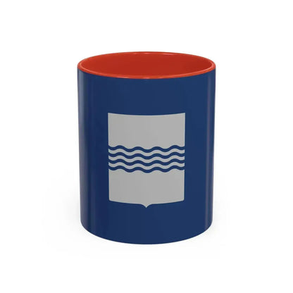 Flag of Basilicata Italy - Accent Coffee Mug 11oz Red - Go Mug Yourself