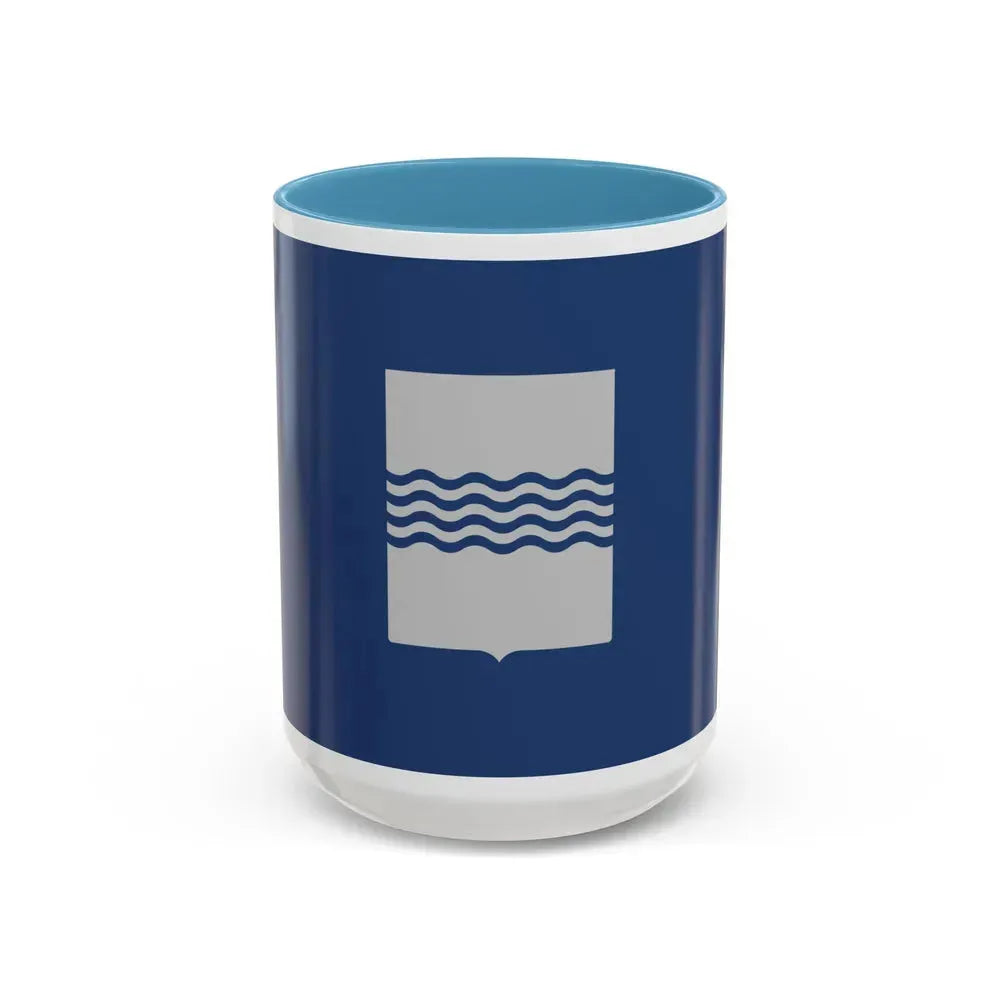 Flag of Basilicata Italy - Accent Coffee Mug 15oz Light Blue - Go Mug Yourself