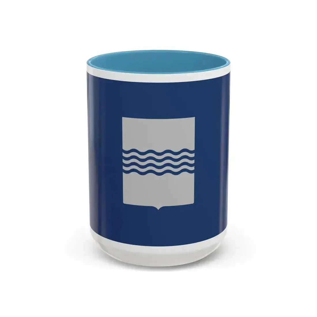 Flag of Basilicata Italy - Accent Coffee Mug 15oz Light Blue - Go Mug Yourself