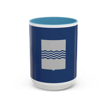 Flag of Basilicata Italy - Accent Coffee Mug 15oz Light Blue - Go Mug Yourself