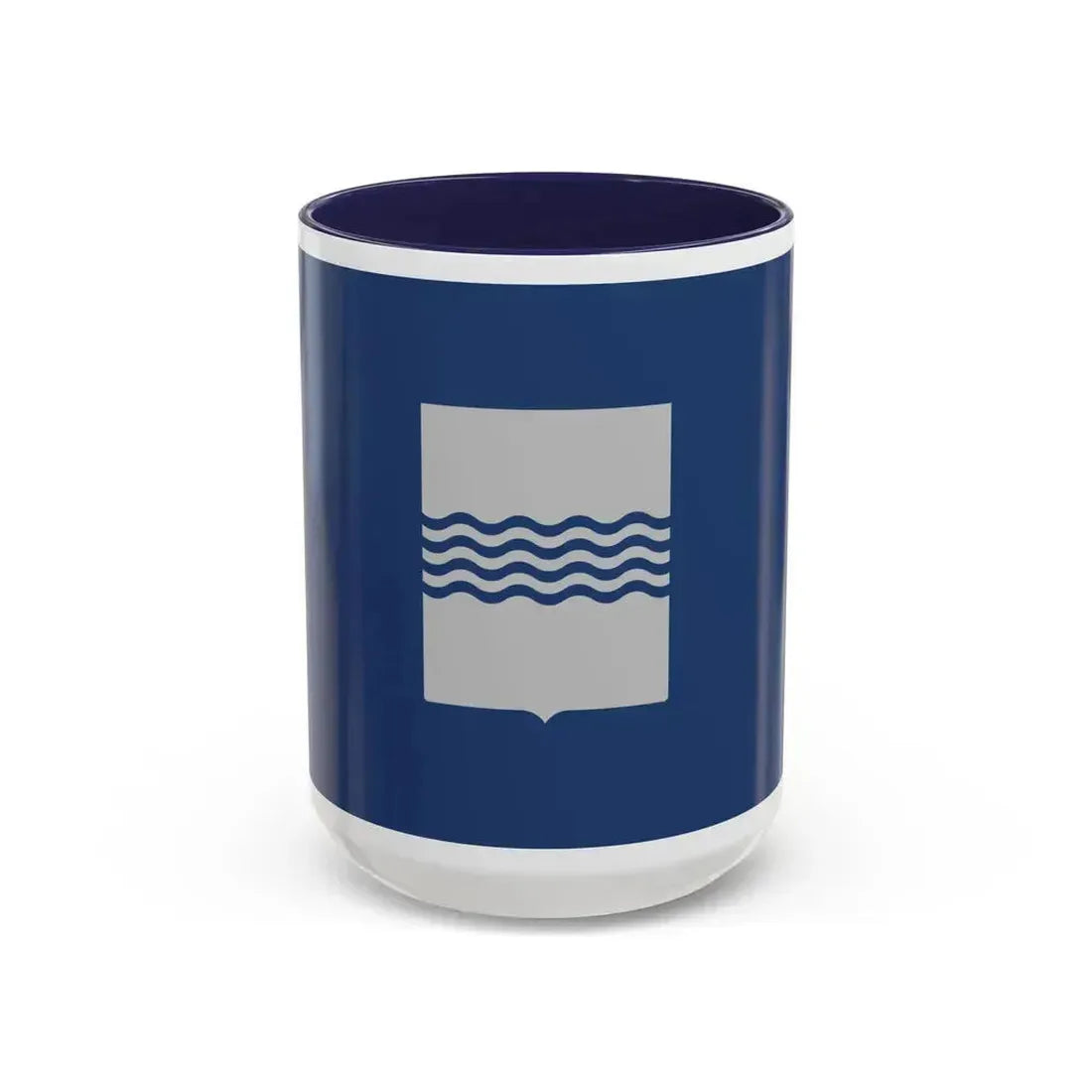 Flag of Basilicata Italy - Accent Coffee Mug 15oz Navy - Go Mug Yourself