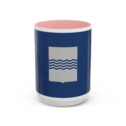 Flag of Basilicata Italy - Accent Coffee Mug 15oz Pink - Go Mug Yourself