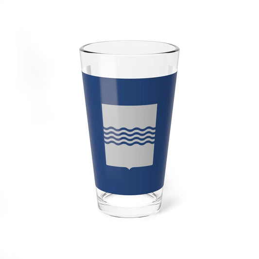 Flag of Basilicata Italy - Pint Glass 16oz-16oz-Go Mug Yourself