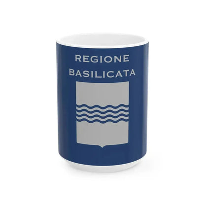 Flag of Basilicata Unofficial variant (Italy) White Coffee Mug 15oz - Go Mug Yourself