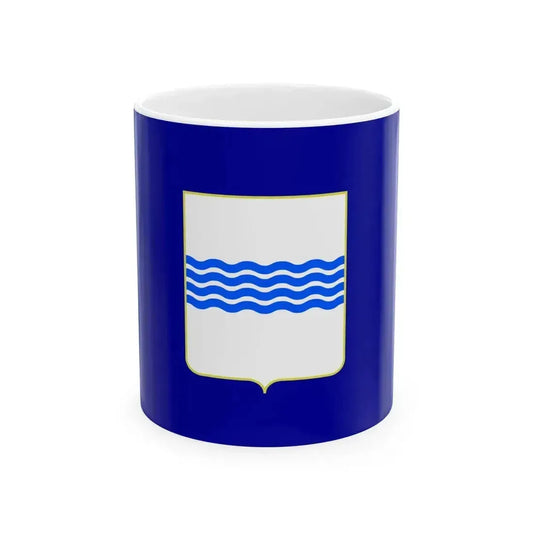 Flag of Basilicata Variant (Italy) White Coffee Mug 11oz - Go Mug Yourself
