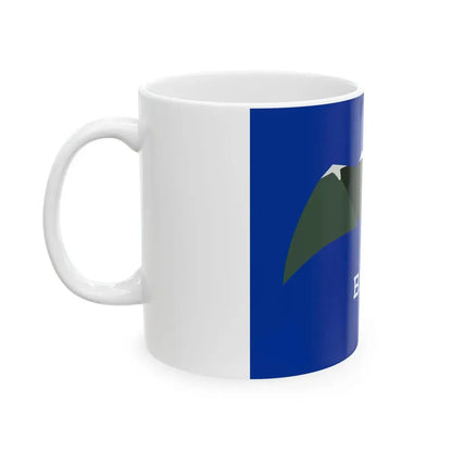 Flag of Basin Wyoming (United States) White Coffee Mug - Go Mug Yourself