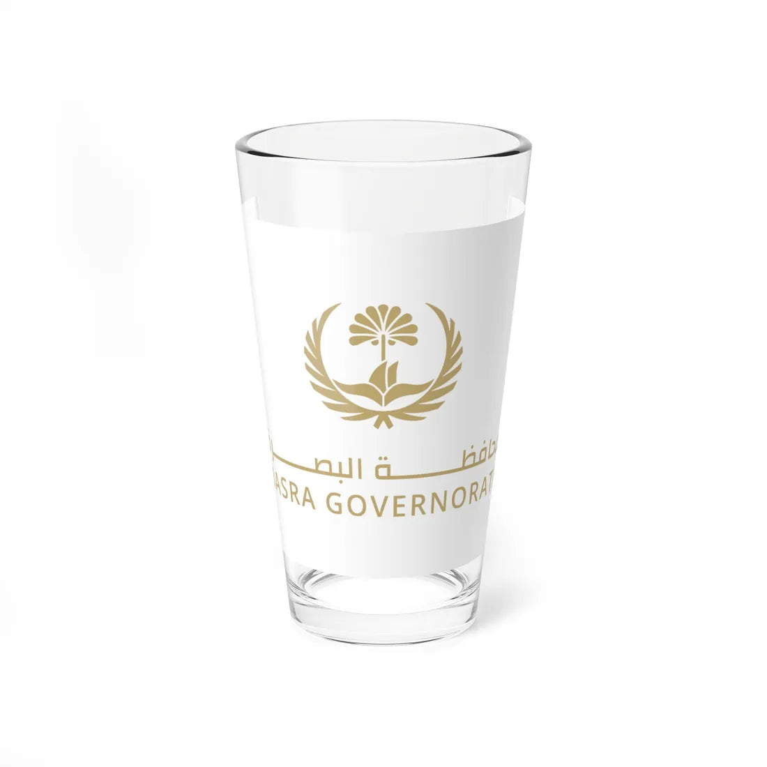Flag of Basra Governorate (Iraq) Pint Glass 16oz 16oz - Go Mug Yourself