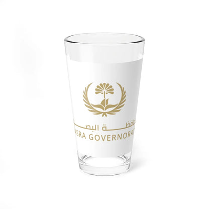 Flag of Basra Governorate (Iraq) Pint Glass 16oz 16oz - Go Mug Yourself