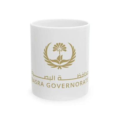 Flag of Basra Governorate (Iraq) White Coffee Mug 11oz - Go Mug Yourself