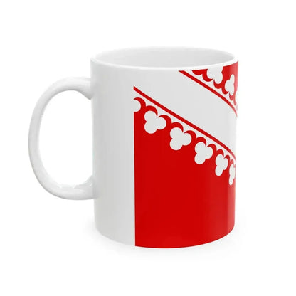Flag of Basse-Alsace (France) White Coffee Mug - Go Mug Yourself
