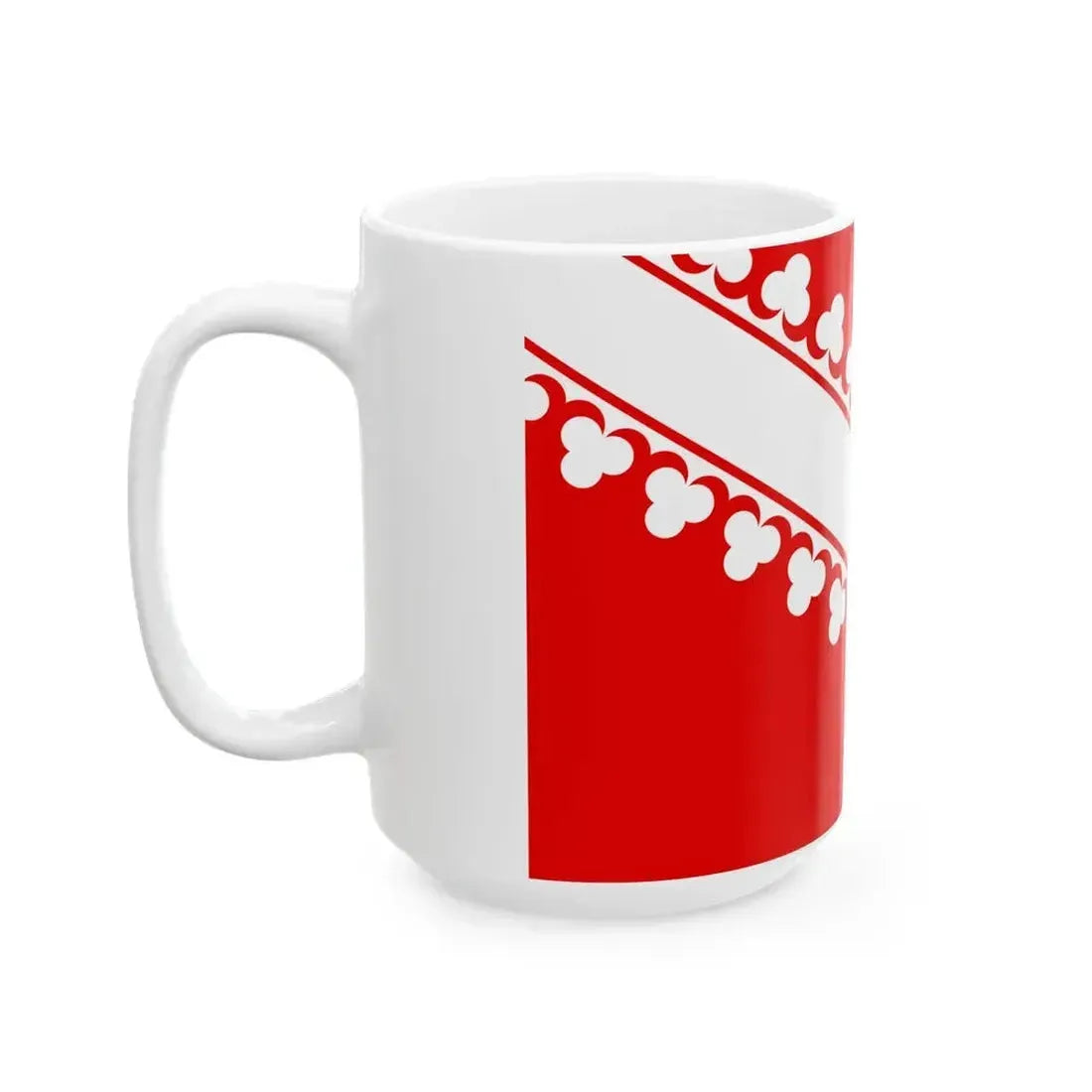 Flag of Basse-Alsace (France) White Coffee Mug - Go Mug Yourself