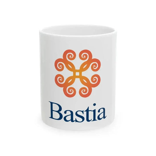 Flag of Bastia (France) White Coffee Mug 11oz - Go Mug Yourself