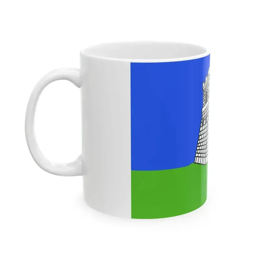 Flag of Bastia Variant (France) White Coffee Mug - Go Mug Yourself