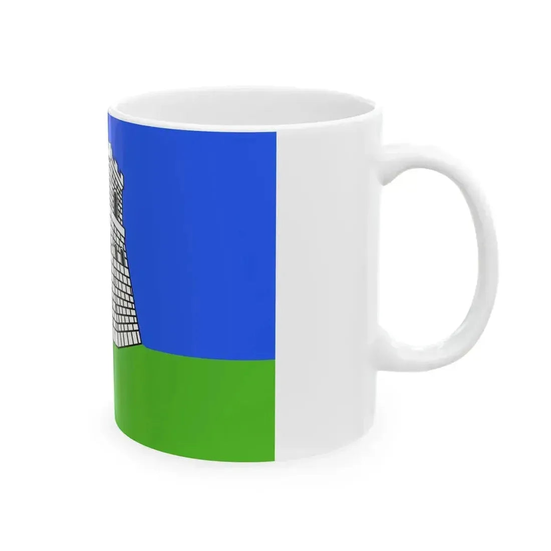 Flag of Bastia Variant (France) White Coffee Mug - Go Mug Yourself