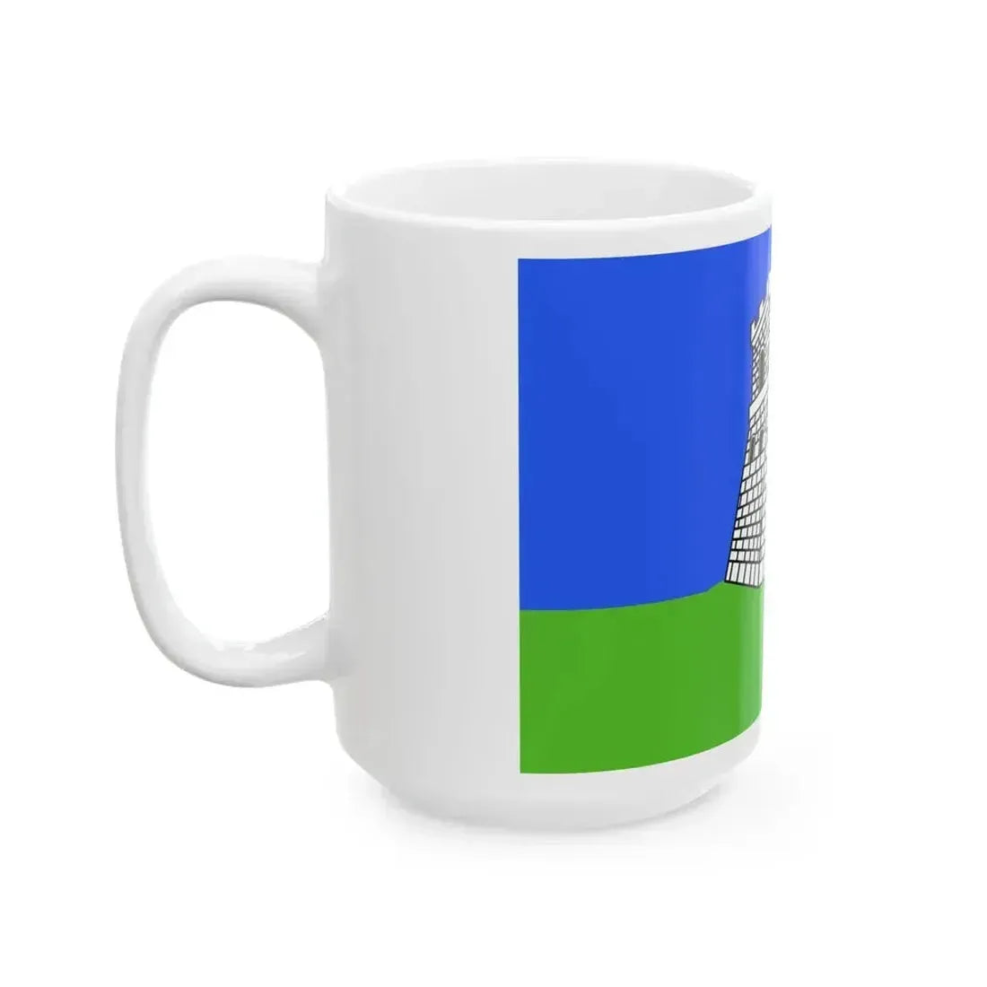 Flag of Bastia Variant (France) White Coffee Mug - Go Mug Yourself