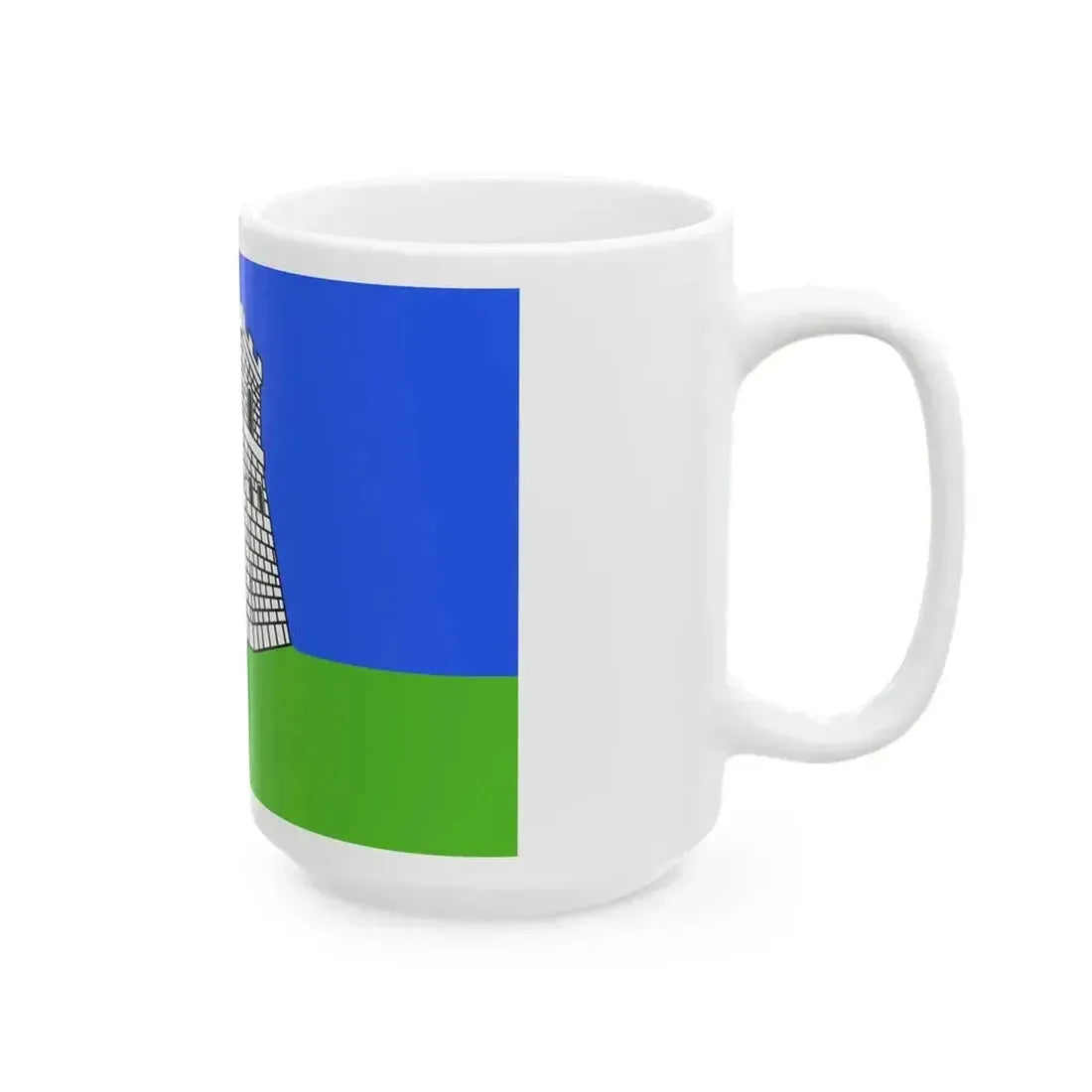 Flag of Bastia Variant (France) White Coffee Mug - Go Mug Yourself