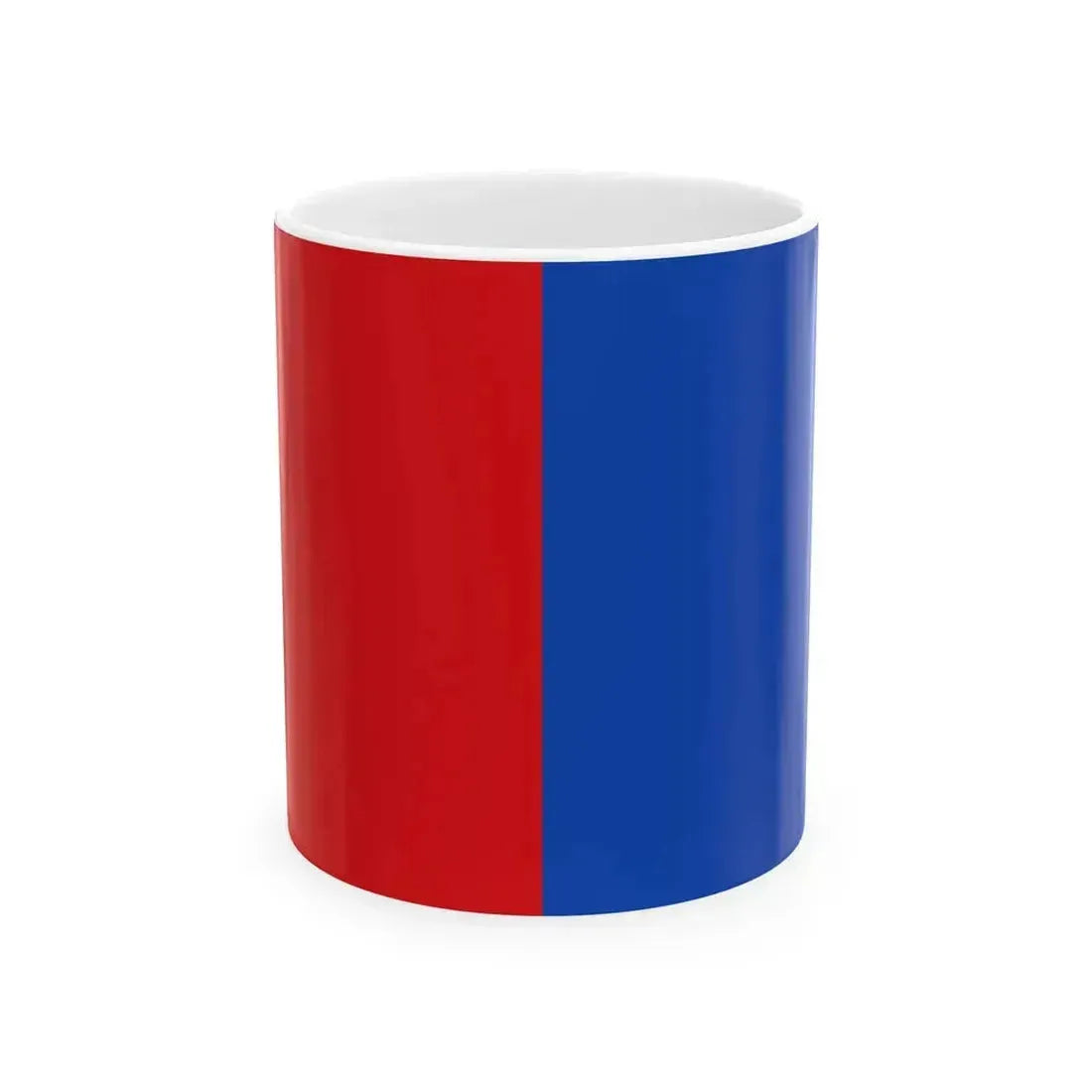 Flag of Bastogne (Belgium) White Coffee Mug 11oz - Go Mug Yourself